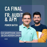 CA Final Group 1 | FR, Audit & AFM Power Batch By CA Sarthak Jain & CA Adish Jain | For Nov 24 & May 25 Exams - CA Point